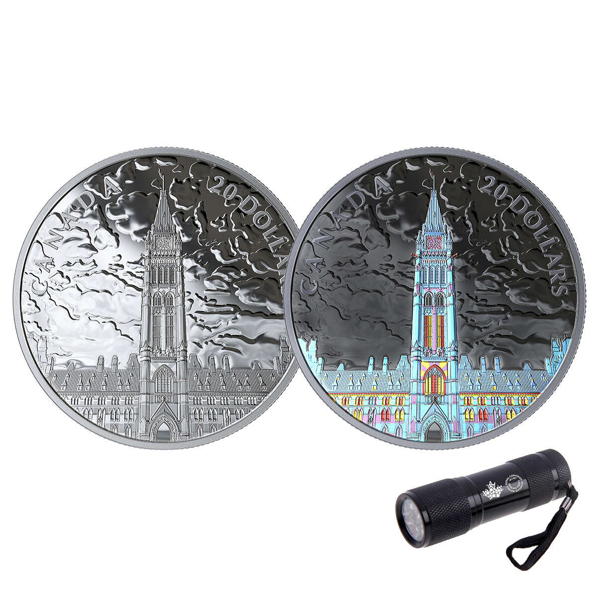 2019 $20 Lights on Parliament Hill - Pure Silver Coin Default Title