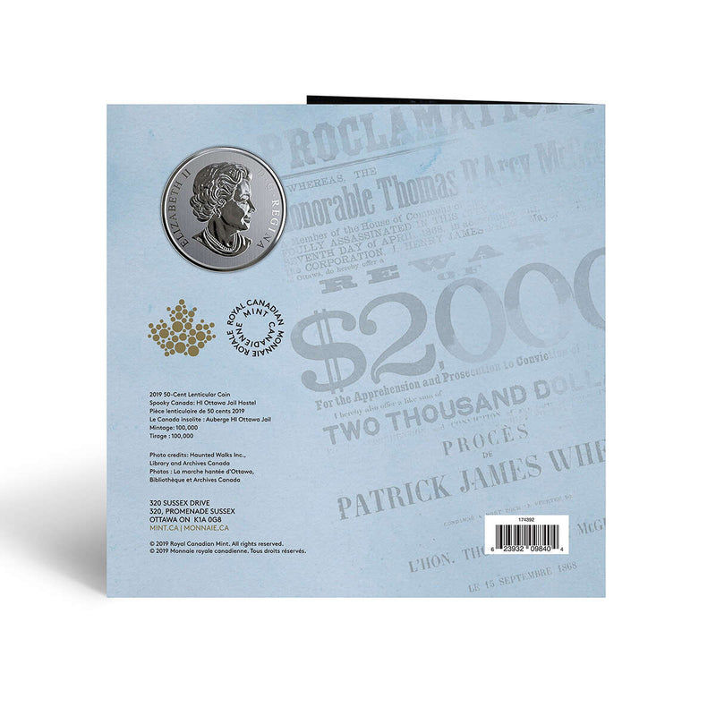 2019 50 Cent Spooky Canada: HI Ottawa Jail Hostel - Lenticular Coin Default Title