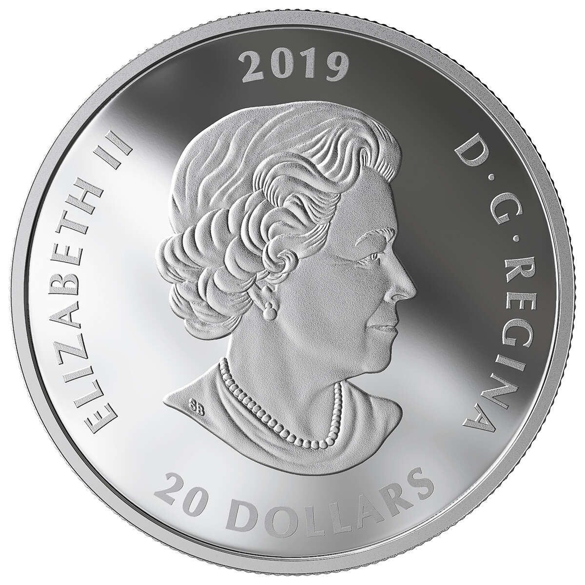 2019 $20 Lest We Forget - Pure Silver Coin with Murano Glass Default Title