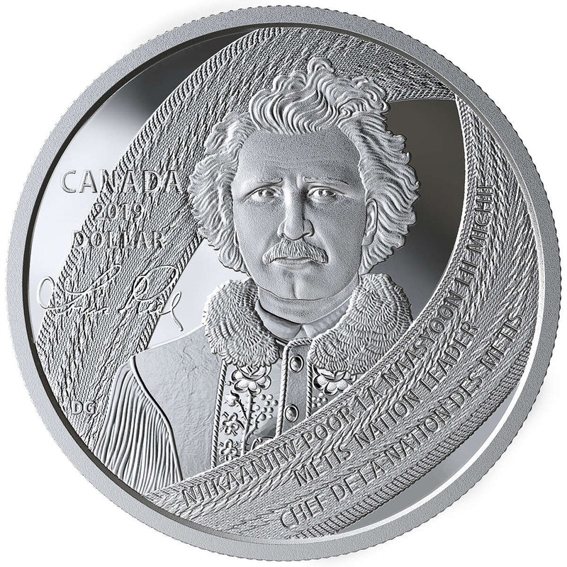 2019 $1 Louis Riel: Father of Manitoba - Special Edition Proof Silver Dollar Default Title