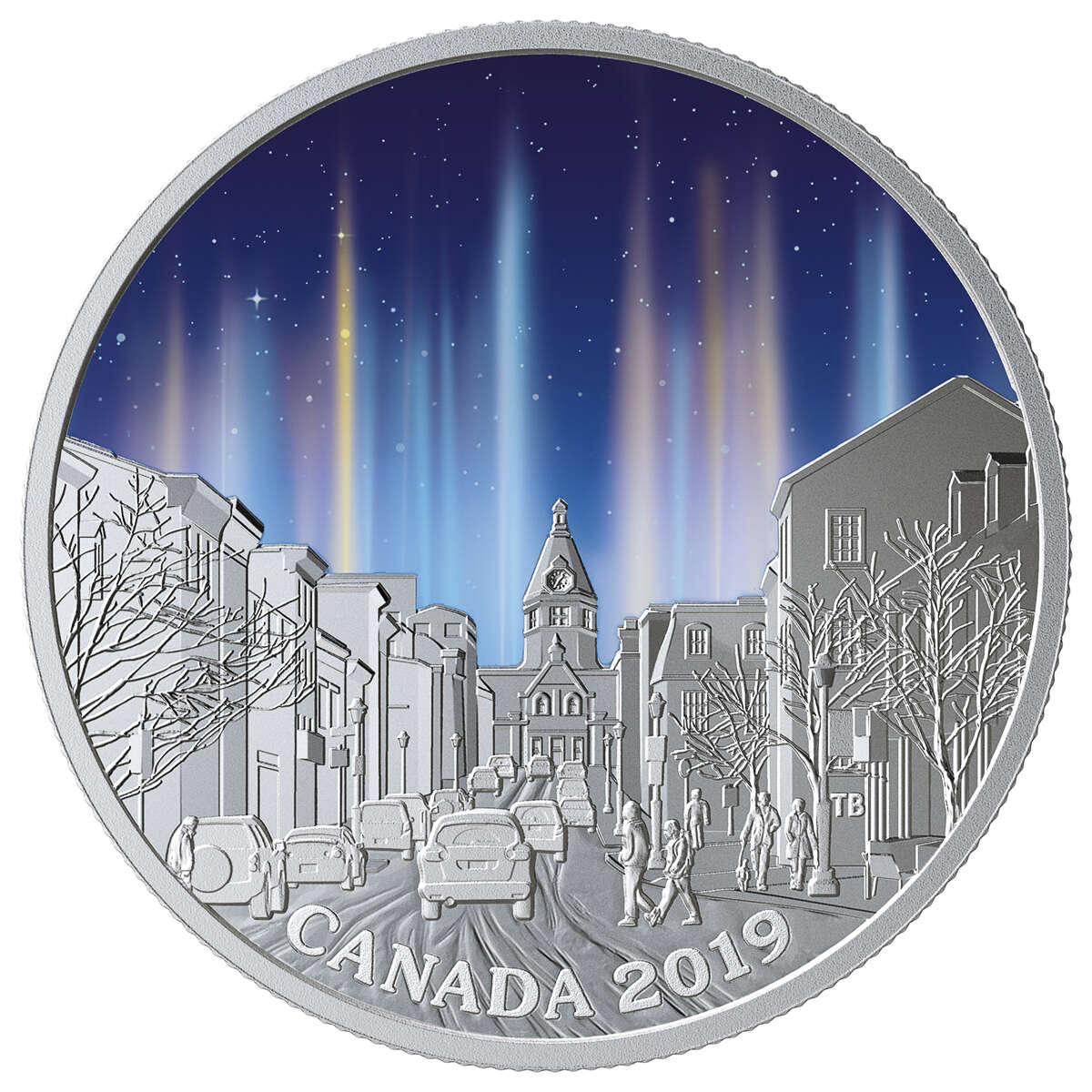 2019 $20 Sky Wonders: "Light Pillars" - Pure Silver Coin Default Title