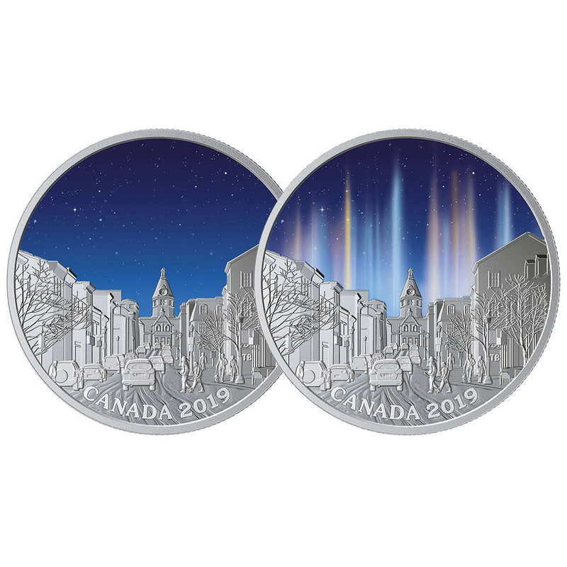 2019 $20 Sky Wonders: "Light Pillars" - Pure Silver Coin Default Title