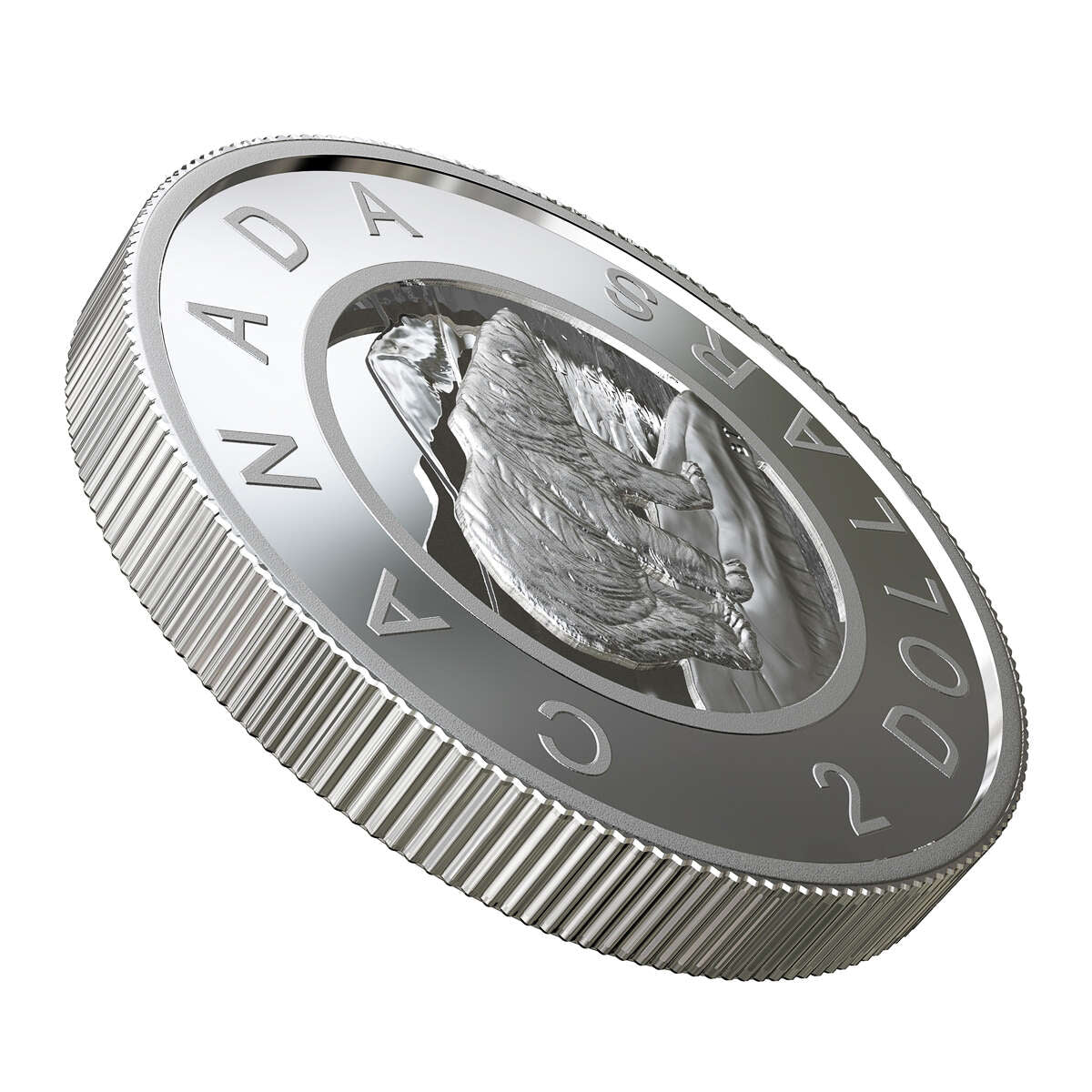 2020 $2 From The R&D Lab: Multilayered Polar Bear - Pure Silver Coin Default Title