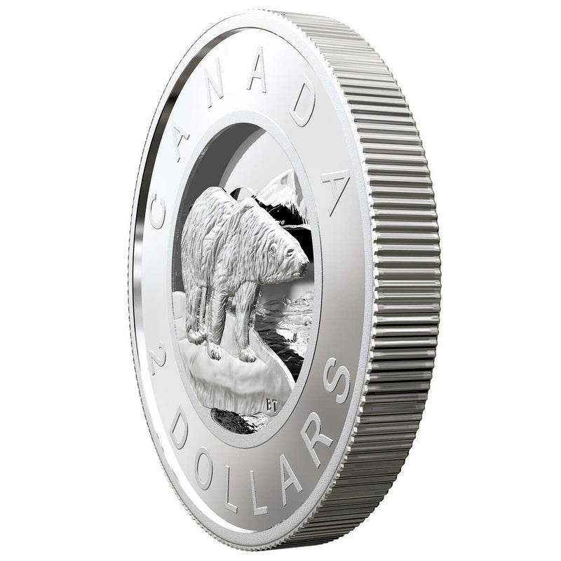 2020 $2 From The R&D Lab: Multilayered Polar Bear - Pure Silver Coin Default Title