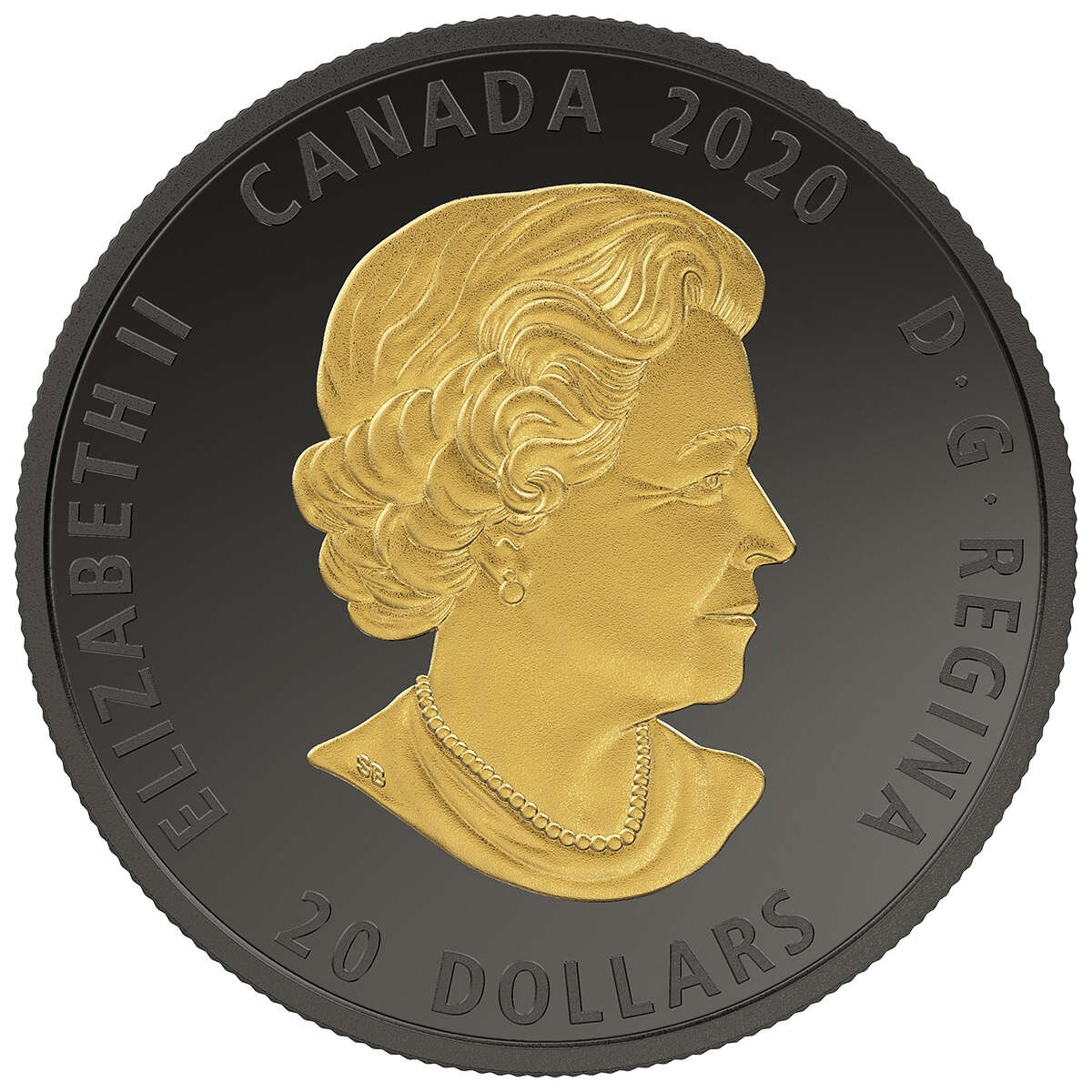 2020 $20 Black and Gold: The Canadian Horse - Pure Silver Coin Default Title