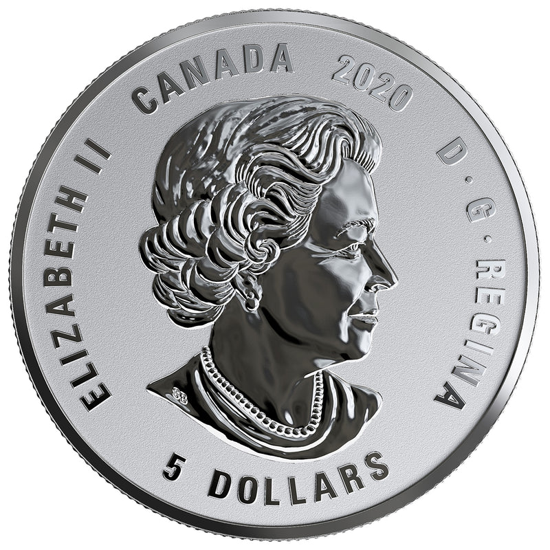 2020 $5 Birthstones: April - Pure Silver Coin