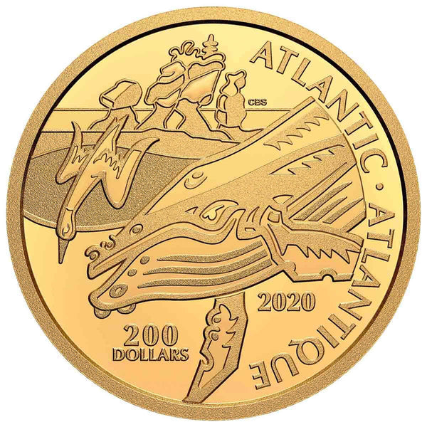 2020 $200 Canadian Coastal Symbols: The Atlantic - Pure Gold Coin