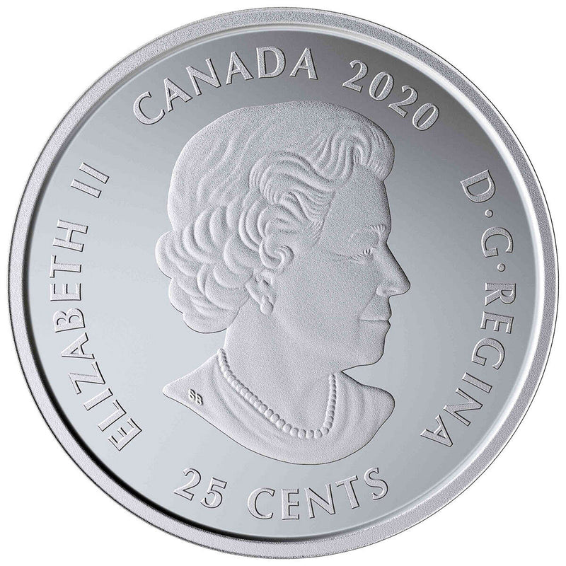 2020 25-Cent Toronto Raptors 25th Season Coin Default Title
