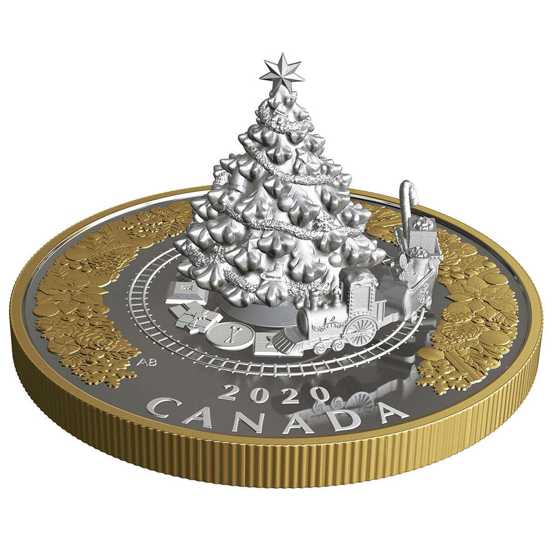 2020 50 Christmas Train Pure Silver Coin