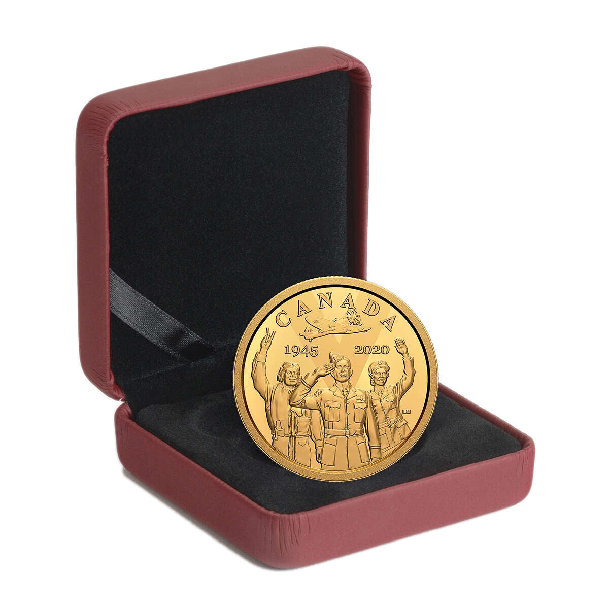 2020 $100 75th Anniversary of V-E Day - 14-Karat Gold Coin Default Title