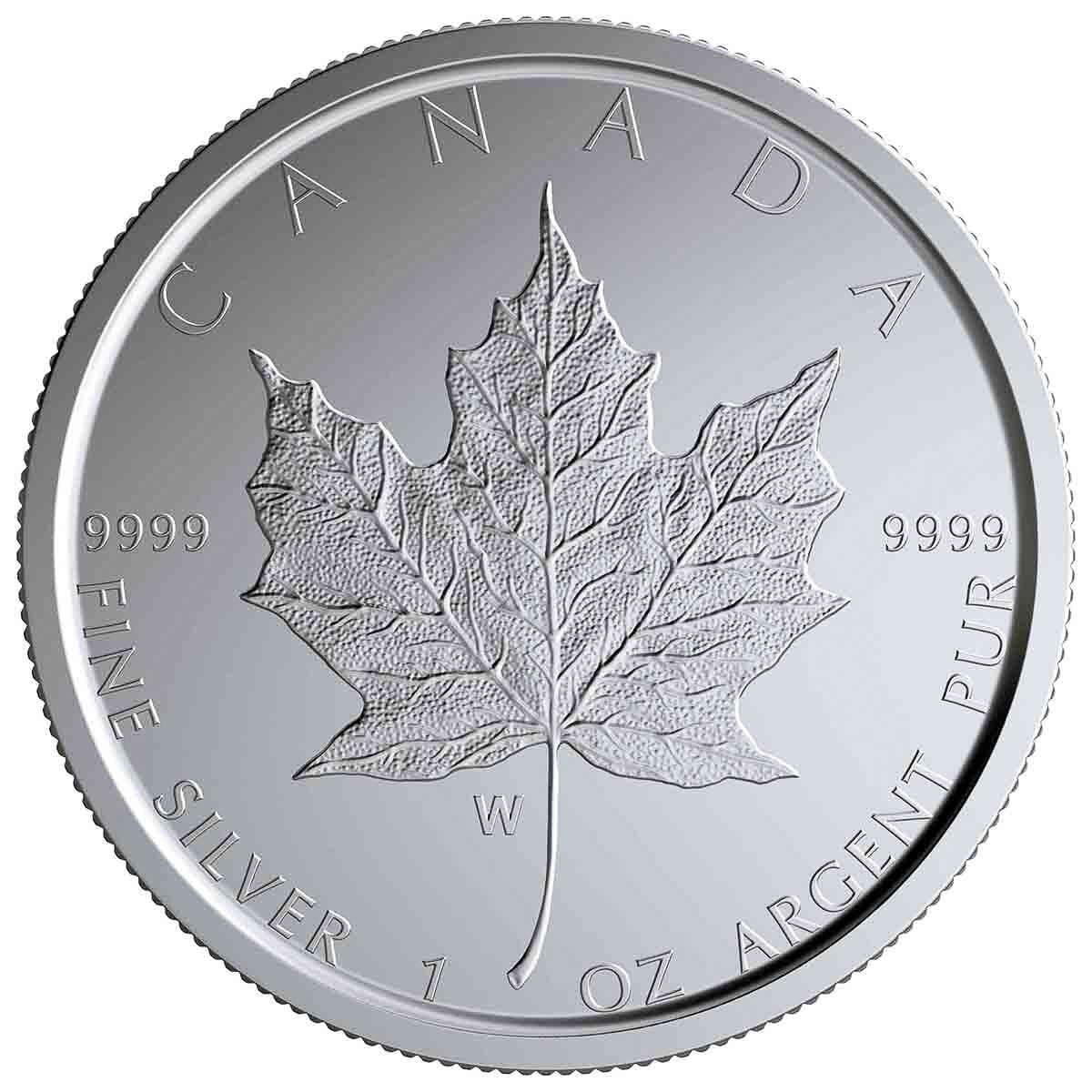 2020 $5 Silver Maple Leaf - W Mint Mark (Winnipeg) - Pure Silver Coin Default Title