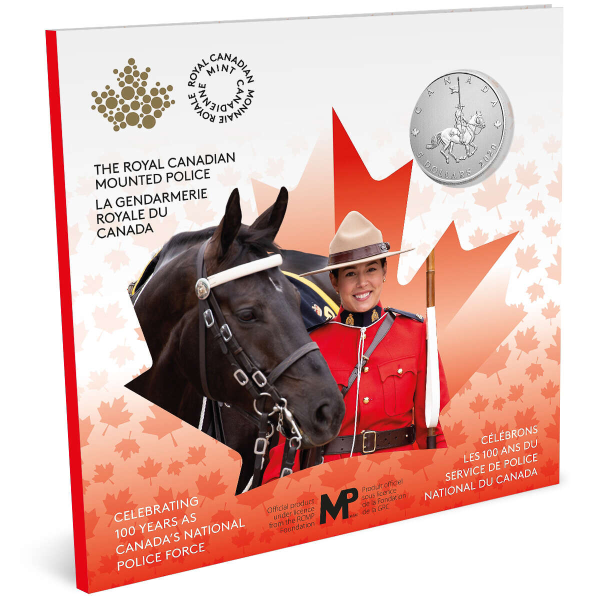 2020 $5 Moments To Hold: Celebrating 100 Years of the RCMP as Canada's National Police Force - Pure Silver Coin Default Title