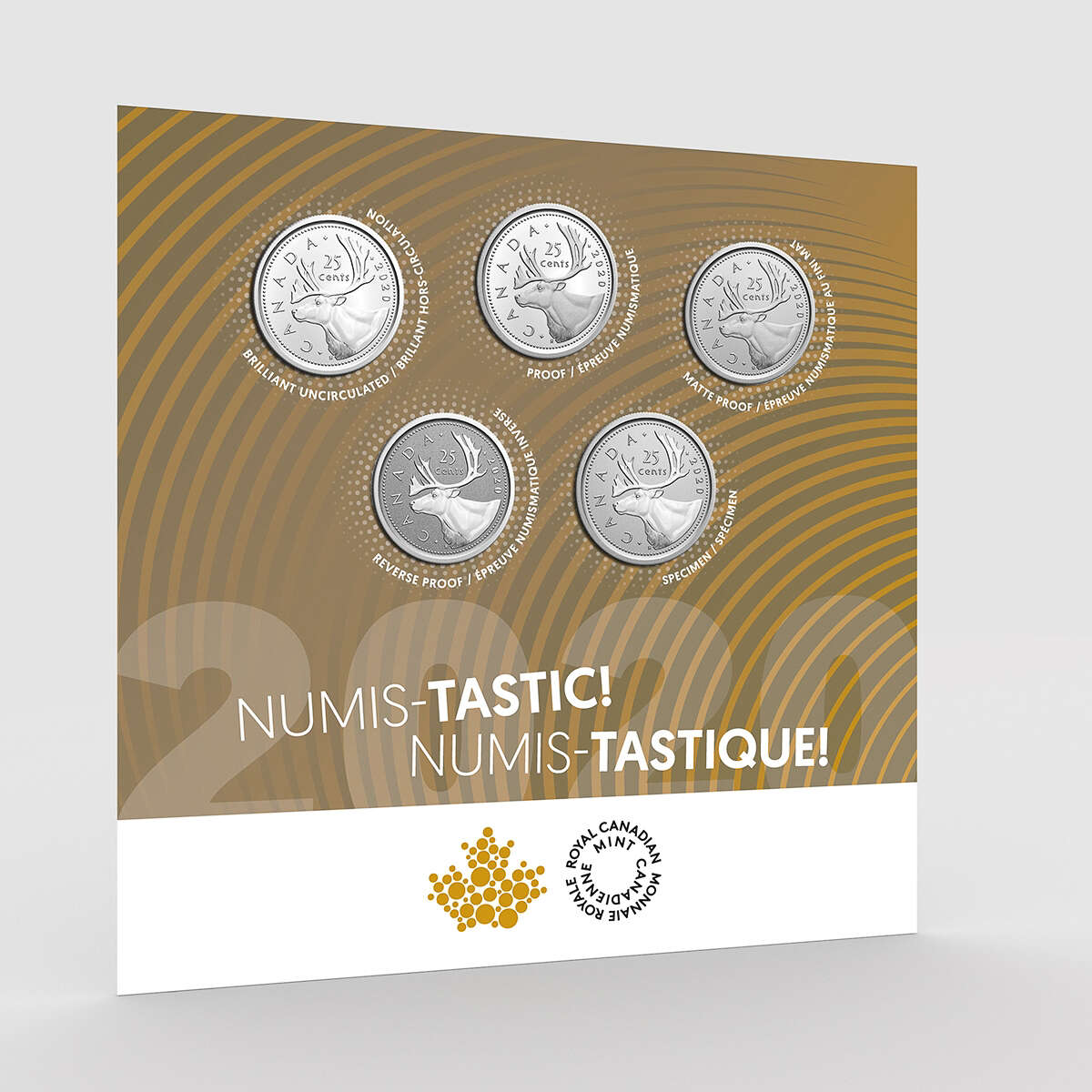 2020 25c Numis-Tastic! 5-Coin Set Default Title