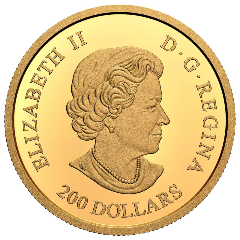 2020 $200 The Queen Elizabeth Rose - Pure Gold Coin Default Title
