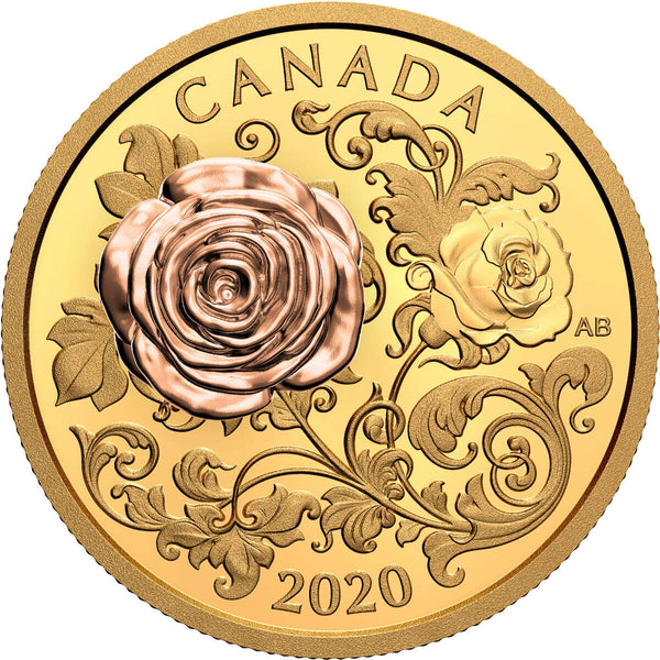2020 $200 The Queen Elizabeth Rose - Pure Gold Coin Default Title