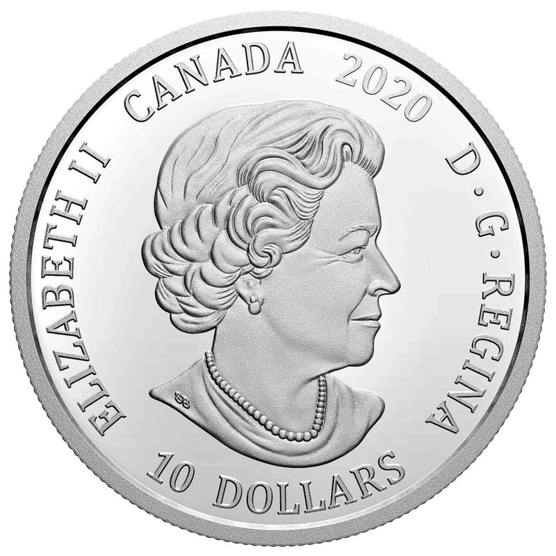 2020 $10 350th Anniversary of Hudson's Bay Company - Pure Silver Coin Default Title