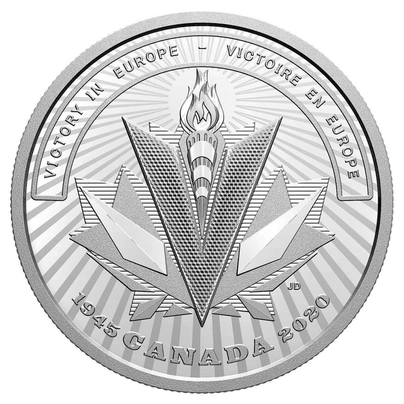 2020 $20 Second World War Battlefront Series: Victory in Europe - Pure Silver Coin Default Title