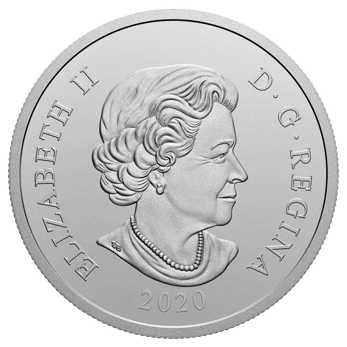 2020 $20 Her Majesty Queen Elizabeth II's Brazilian Aquamarine Tiara - Pure Silver Coin Default Title