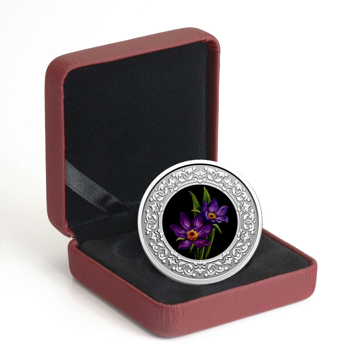 2020 $3 Floral Emblems of Canada - Manitoba: Prairie Crocus -  Pure Silver Coin Default Title