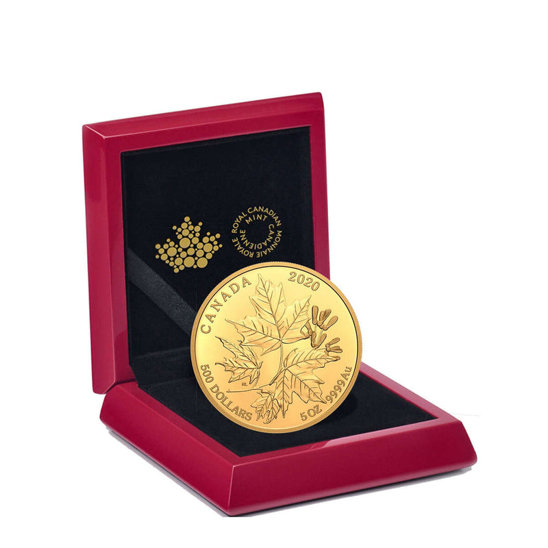 2020 $500 Splendid Maple Leaves - Pure Gold Coin Default Title