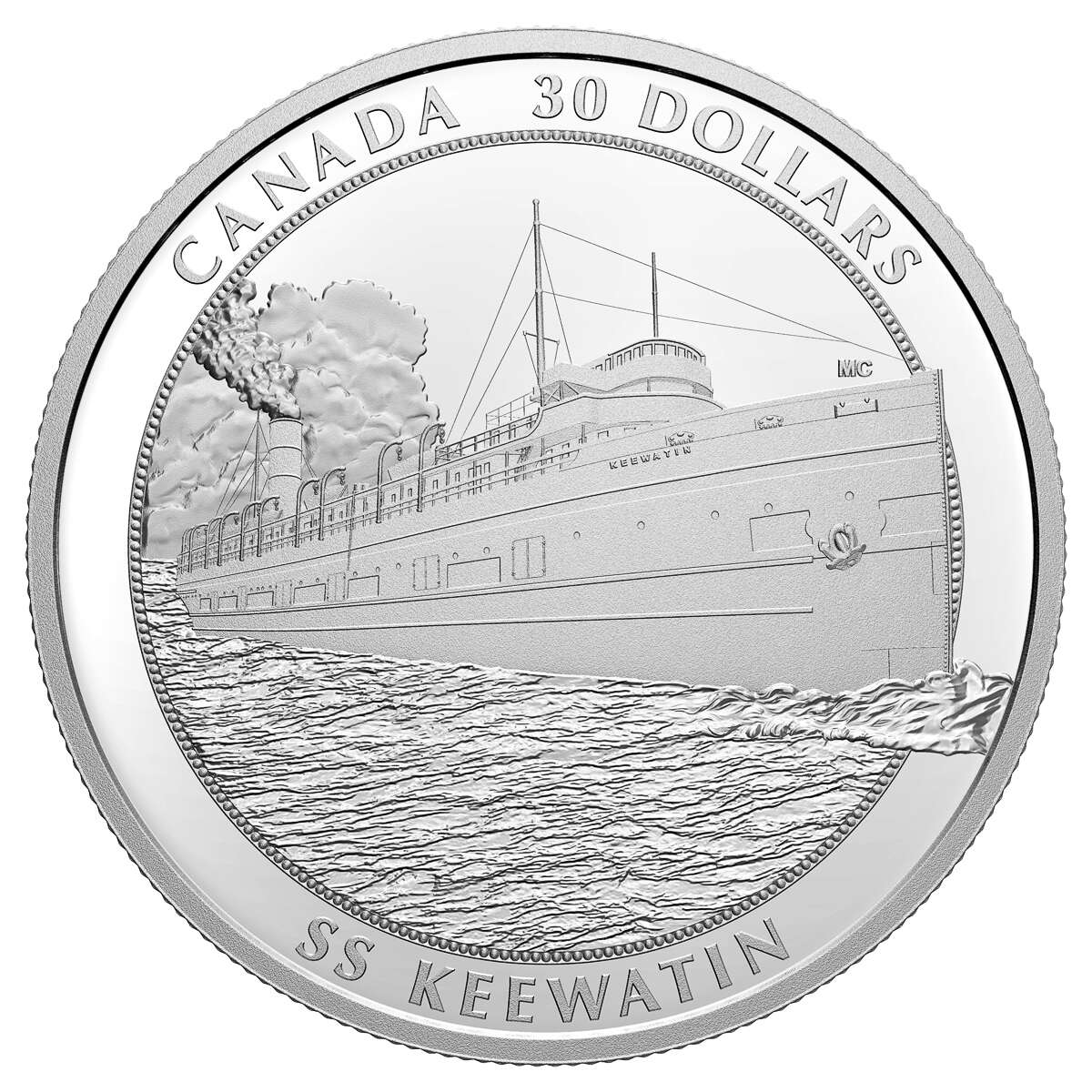 2020 $30 SS Keewatin - Pure Silver Coin Default Title