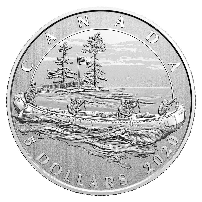 2020 $5 Moments To Hold: 350th Anniversary of Hudson's Bay Company - Pure Silver Coin Default Title