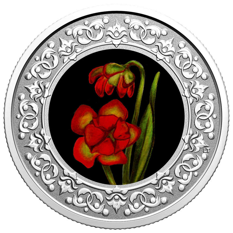 2021 $3 Floral Emblems of Canada - Newfoundland and Labrador: Pitcher Plant -  Pure Silver Coin Default Title