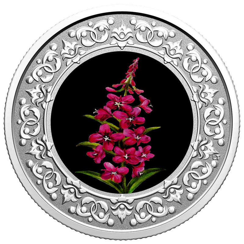 2021 $3 Floral Emblems of Canada - Yukon: Fireweed -  Pure Silver Coin Default Title