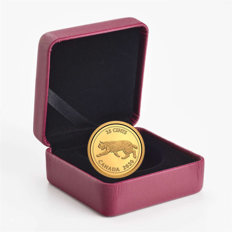2020 Tribute to Alex Colville: Bobcat -  1/10th oz. Pure Gold Coin Default Title