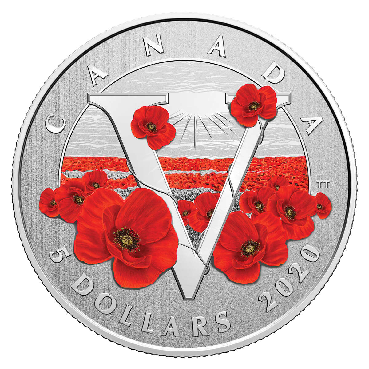 2020 $5 Moments To Hold: Remembrance Day - Pure Silver Coin Default Title