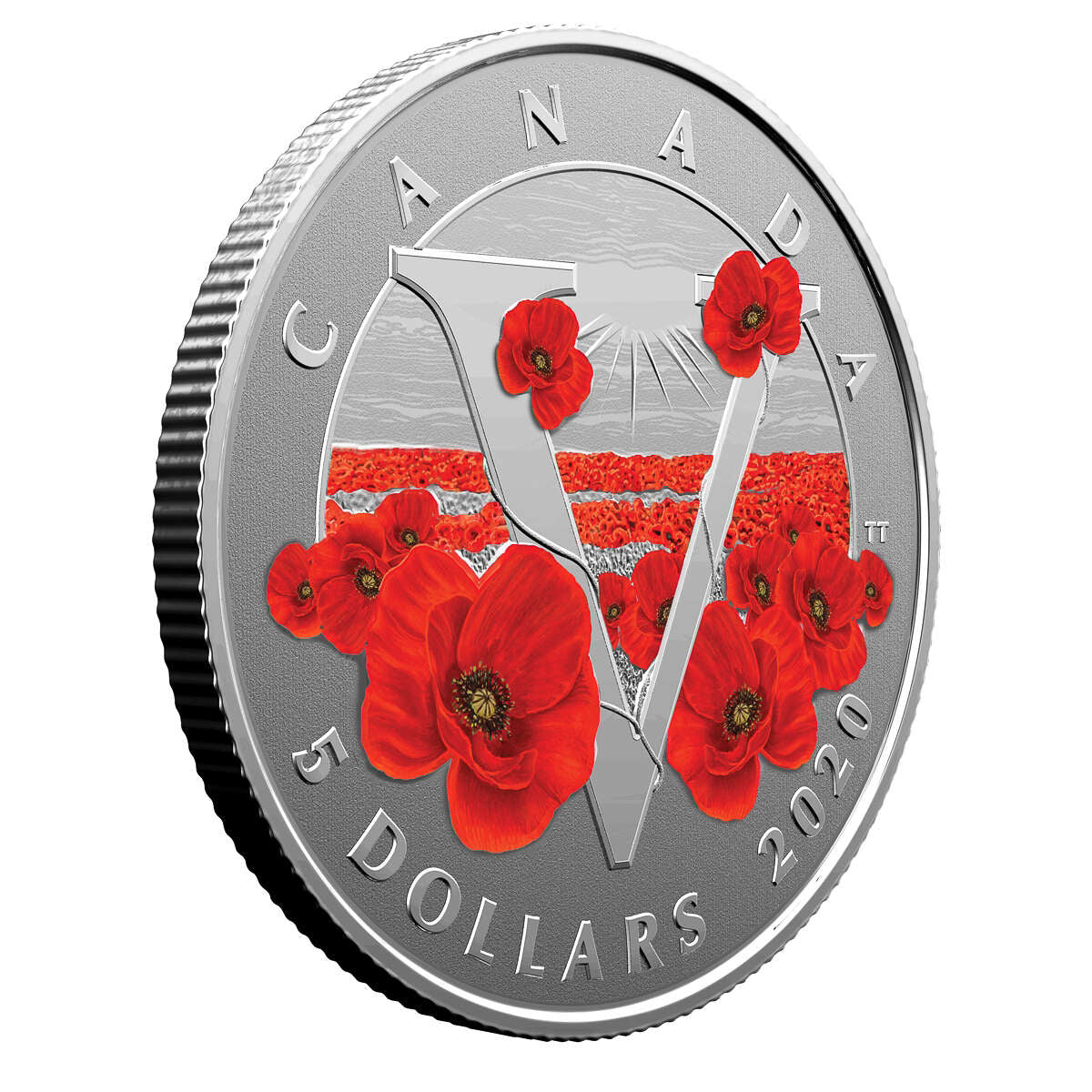 2020 $5 Moments To Hold: Remembrance Day - Pure Silver Coin Default Title