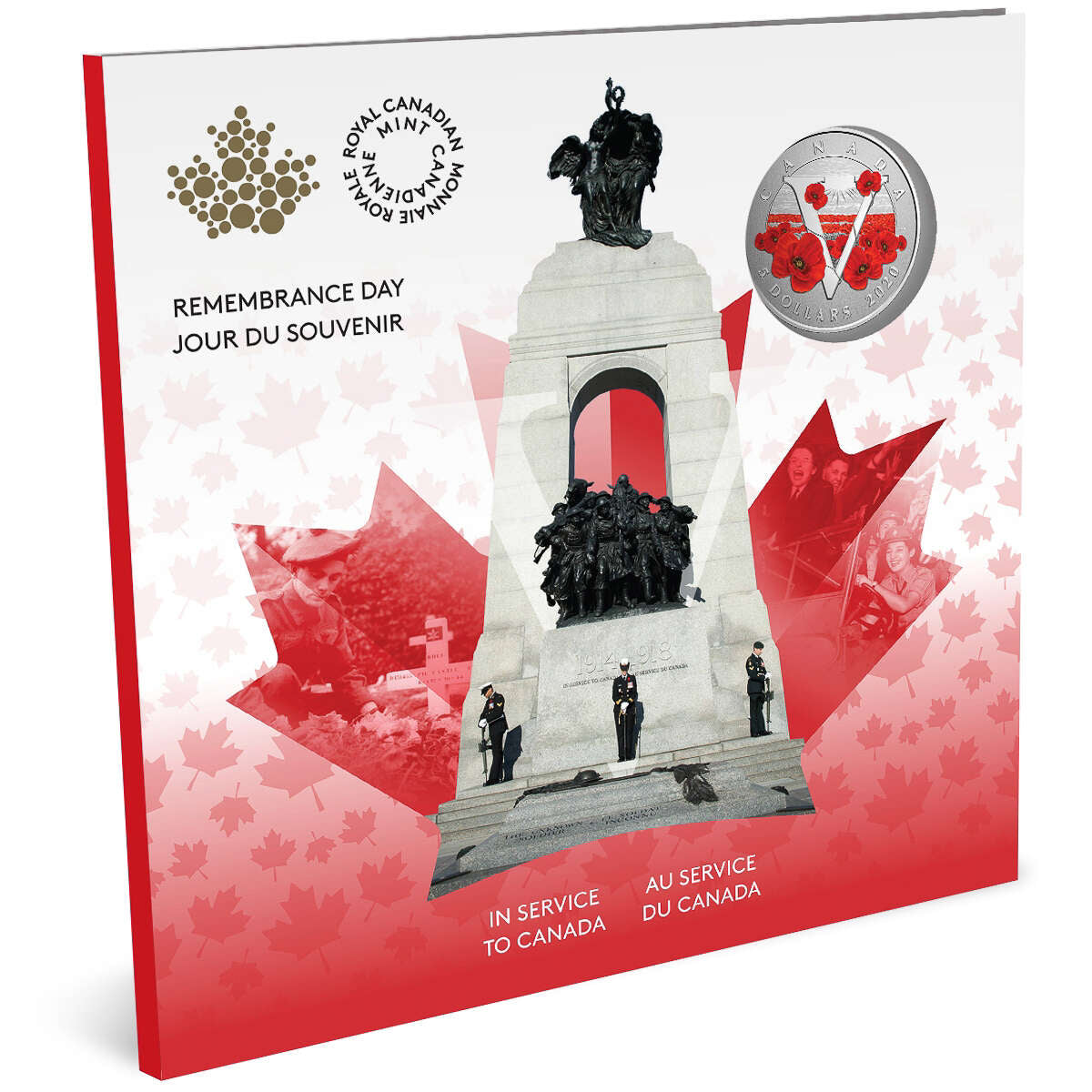 2020 $5 Moments To Hold: Remembrance Day - Pure Silver Coin Default Title