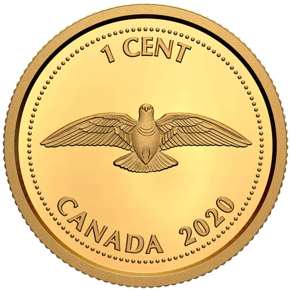 2020 Tribute to Alex Colville: Rock Dove -  1/10th oz. Pure Gold Coin Default Title