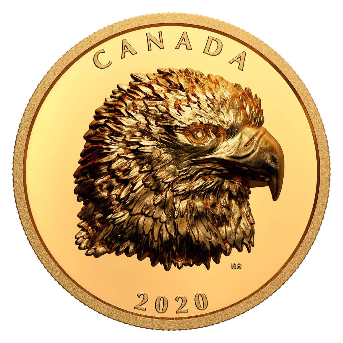 2020 $250 Proud Bald Eagle - Pure Gold Coin Default Title