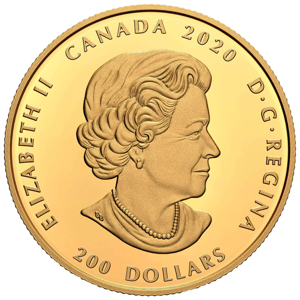 2020 $200 Purely Brilliant Collection: Forevermark Black Label Round - Ultra-High Relief Pure Gold Coin Default Title