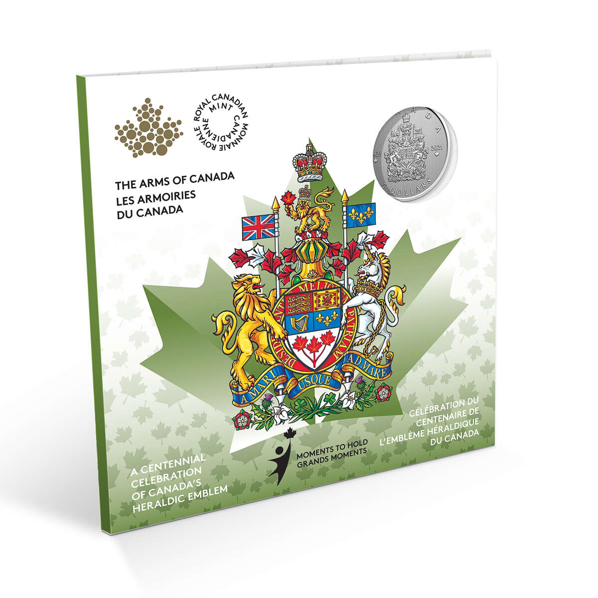 2021 $5 Moments To Hold: Arms of Canada - Pure Silver Coin Default Title