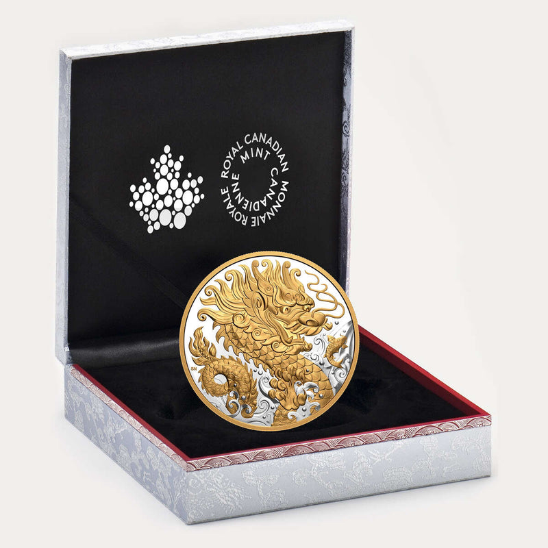 2021 $125 Triumphant Dragon - Pure Silver Coin Default Title