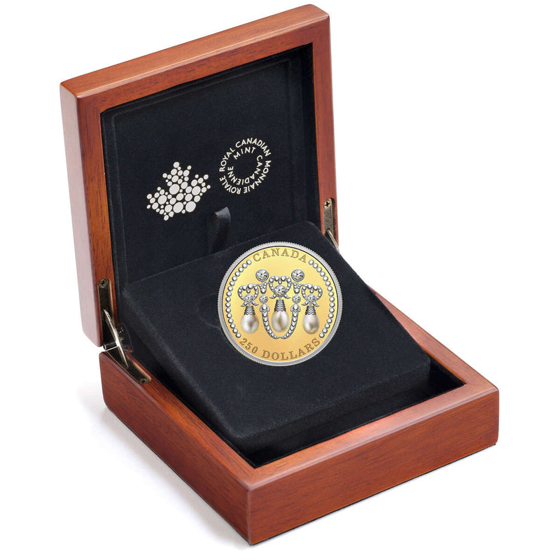 2021 $250 Her Majesty Queen Elizabeth II's Lover's Knot Tiara - Pure Gold Coin Default Title