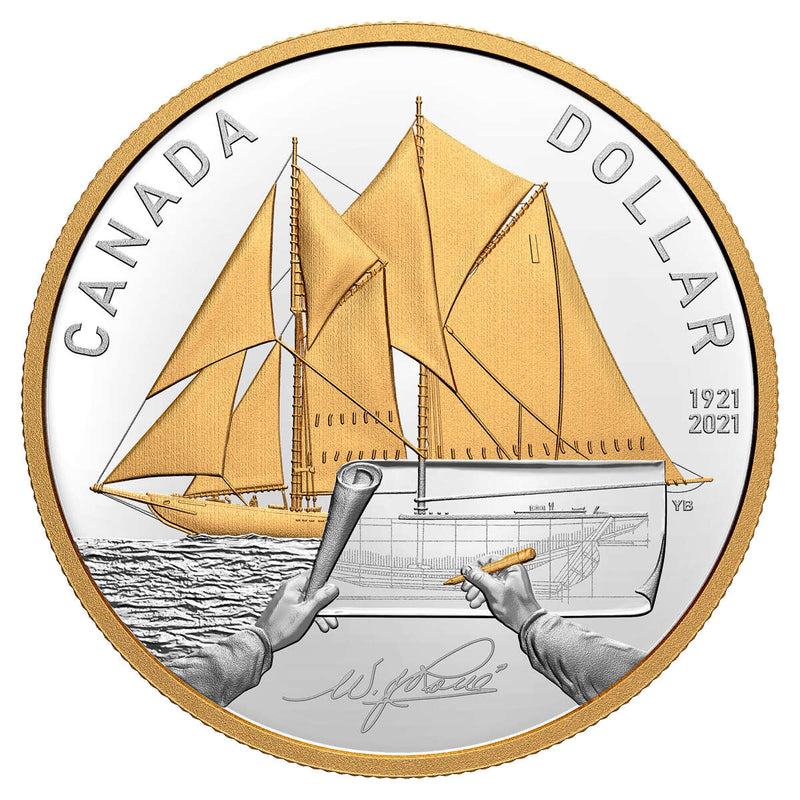 2021 100th Anniversary of Bluenose - Pure Silver Proof Set Default Title