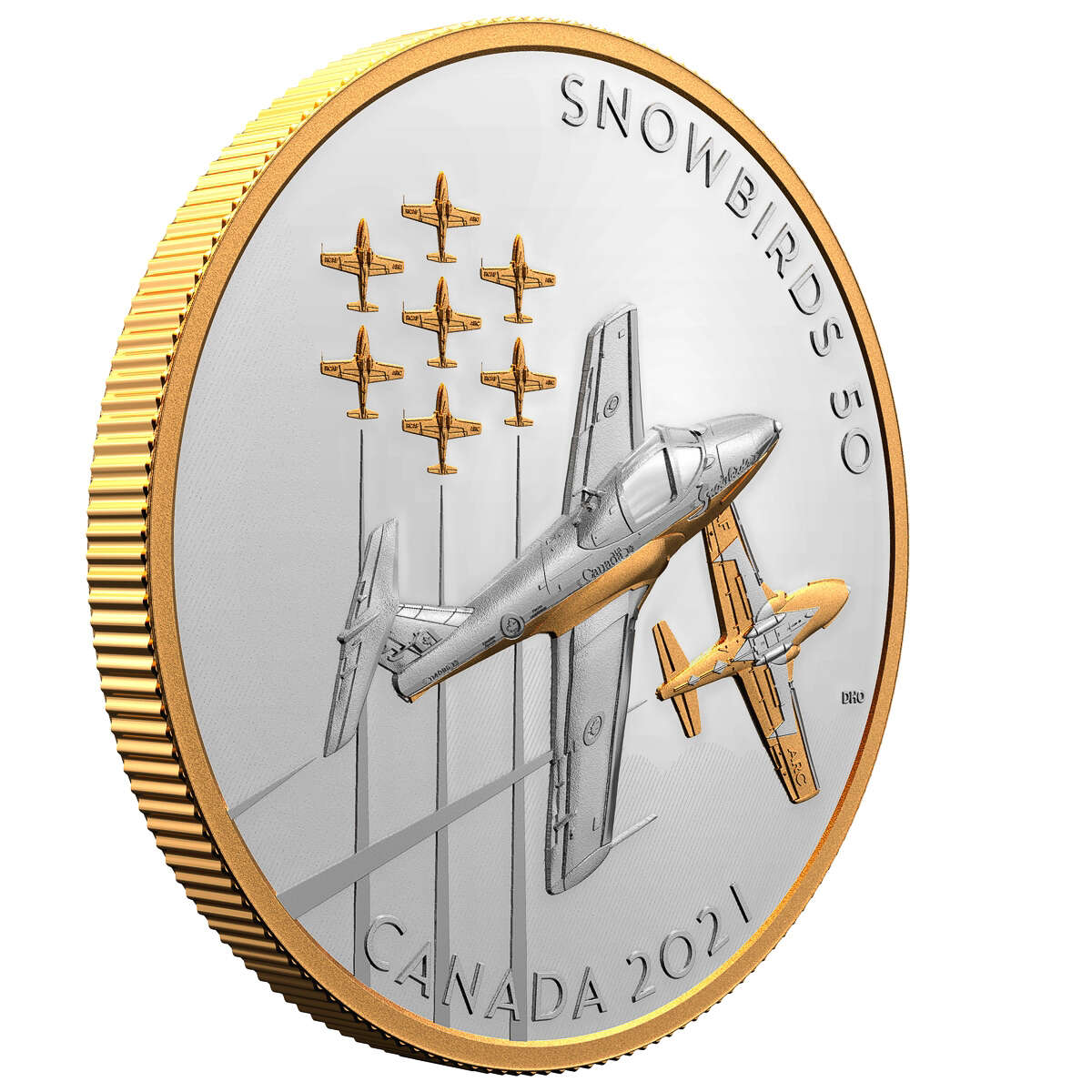 2021 $50 The Snowbirds: A Canadian Legacy - Pure Silver Coin Default Title