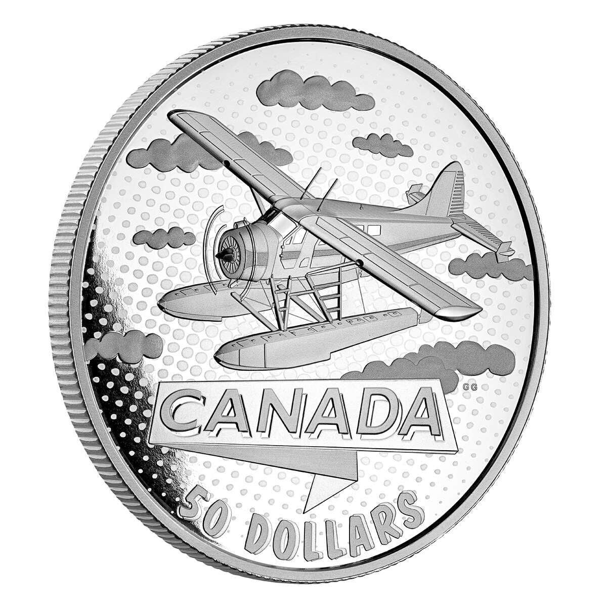 2021 $50 The First 100 Years of Confederation: Canada Takes Wing - Fine Silver Coin Default Title