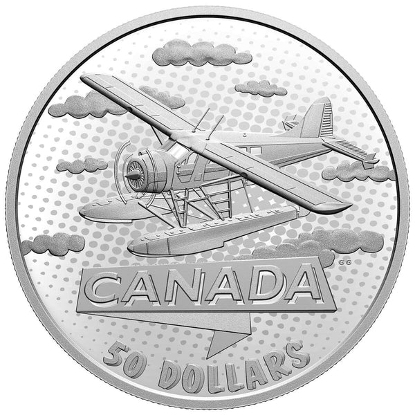 2021 $50 The First 100 Years of Confederation: Canada Takes Wing - Fine Silver Coin Default Title