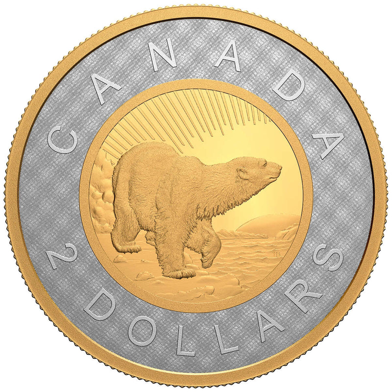 2021 $2 Renewed Silver Toonie: 25th Anniversary of the $2 Circulation Coin - Pure Silver Coin Default Title