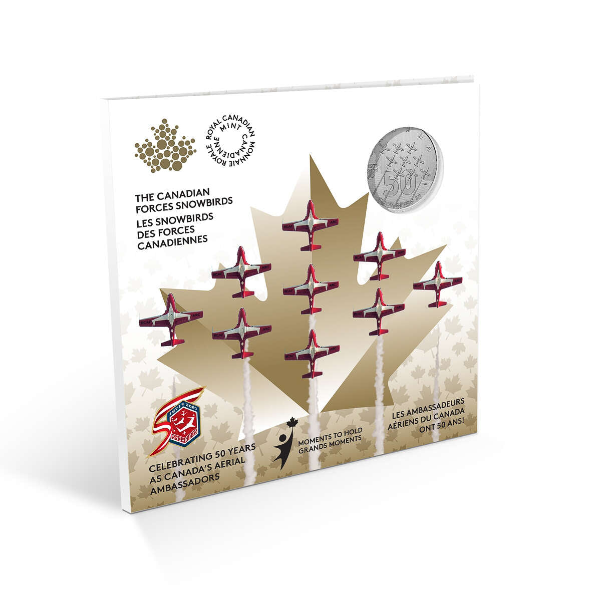 2021 $5 Moments to Hold: The Snowbirds - Pure Silver Coin Default Title