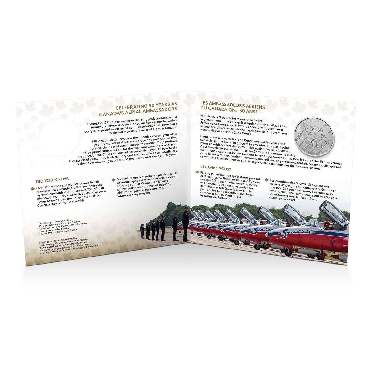 2021 $5 Moments to Hold: The Snowbirds - Pure Silver Coin Default Title