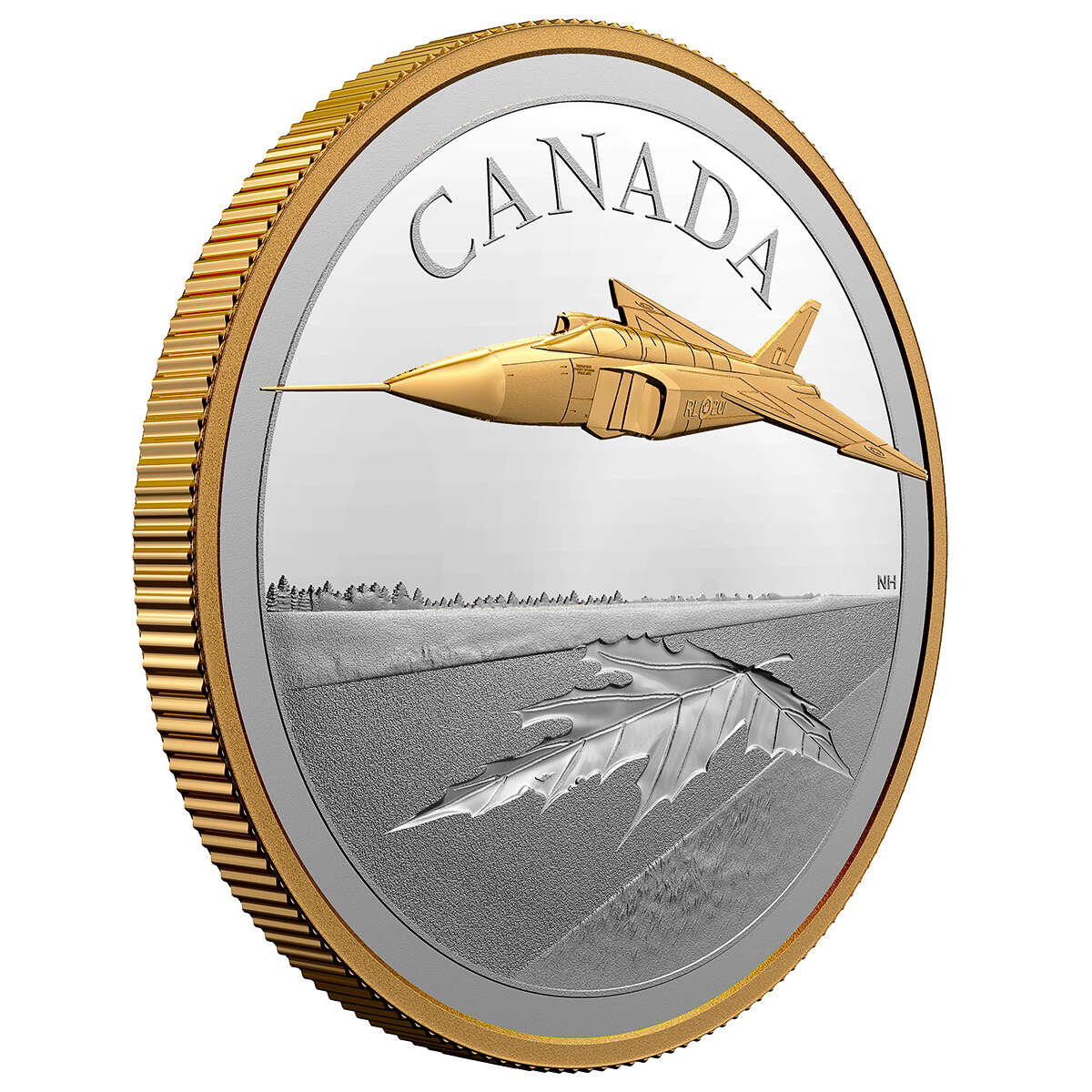 2021 $50 The Avro Arrow - Pure Silver Coin Default Title