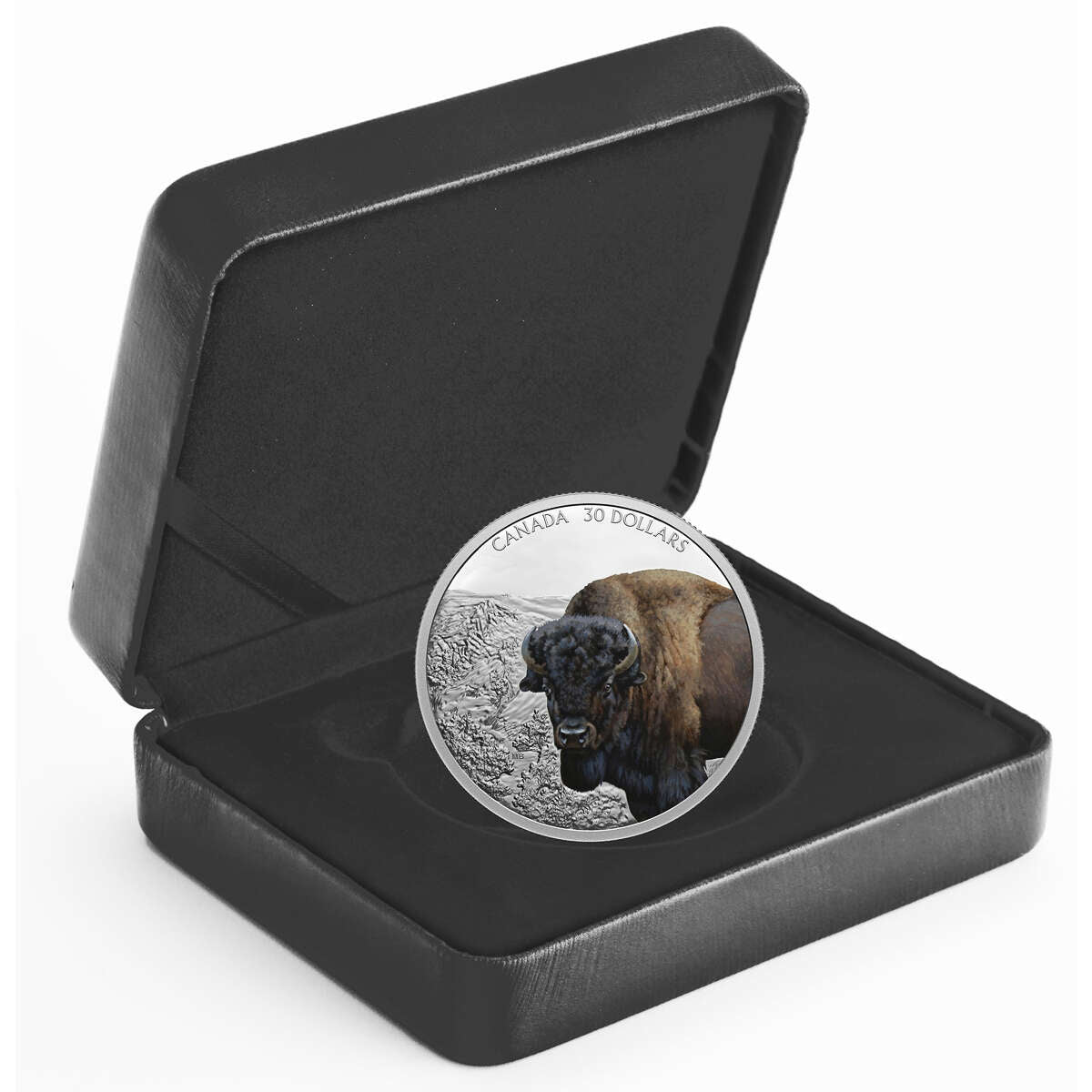 2021 $30 Imposing Icons: Bison - Pure Silver Coin