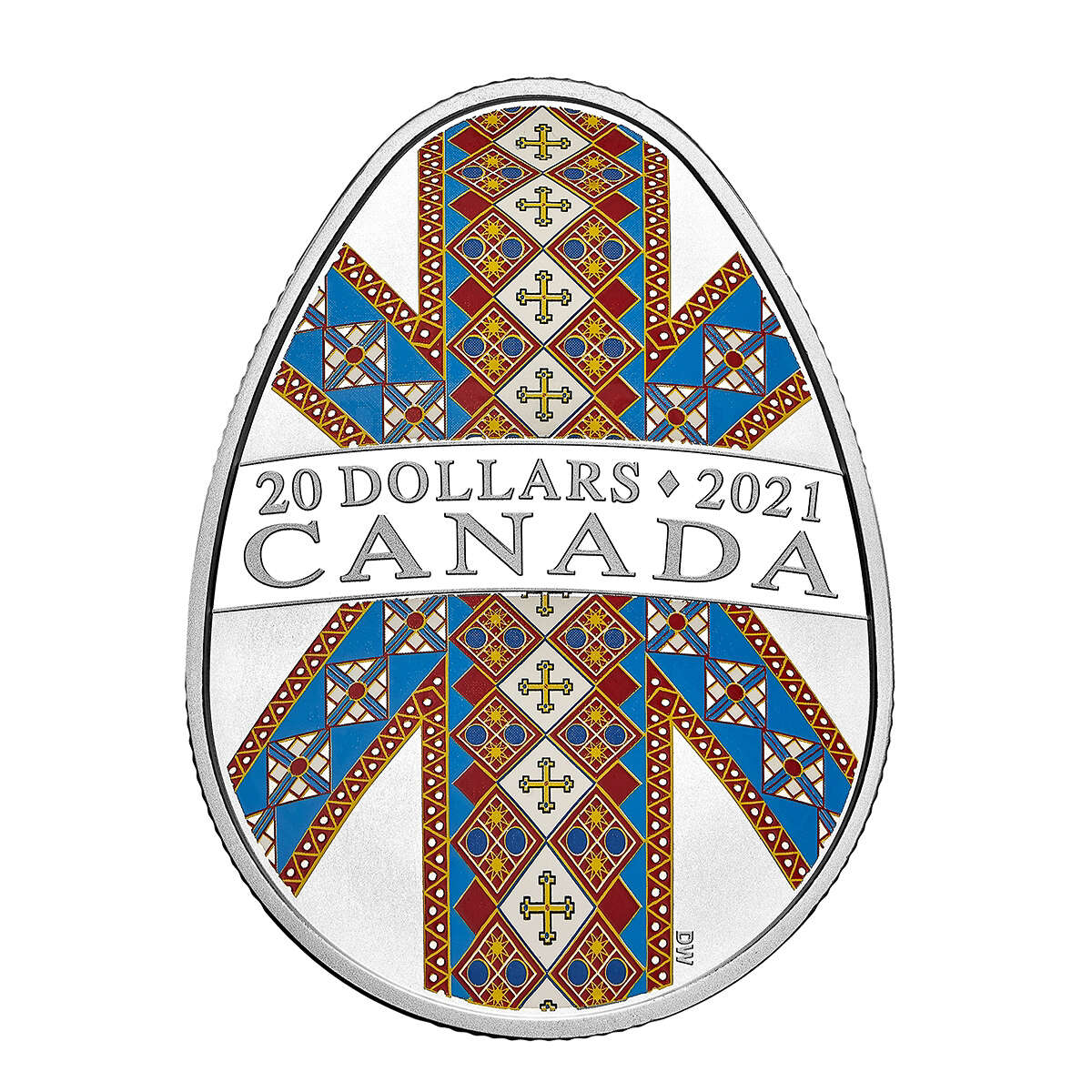 2021 $20 Pysanka - Pure Silver Coin Default Title