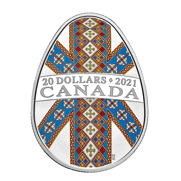 2021 $20 Pysanka - Pure Silver Coin Default Title