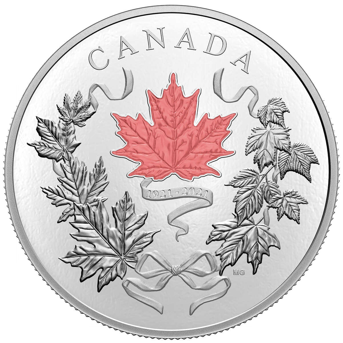 2021 $100 Our National Colours - Pure Silver Coin Default Title